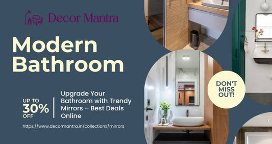 Upgrade Your Bathroom with Trendy Mirrors – Best Deals Online | Trendy Bathroom Mirrors