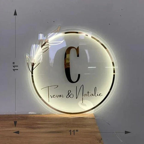 Designer Light Name Plate - Decor Mantra 