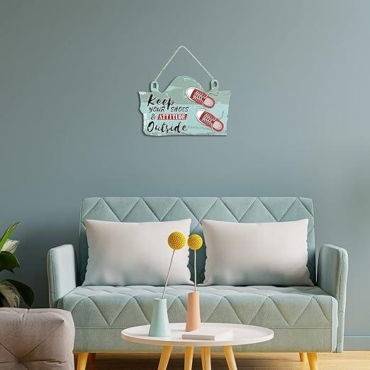 Entrance Quote Wall Hanger for Home Decor | Office | Gifts | Bedroom | Wall Art for Living Room Wall | Decoration Wall Hanging Items | Kids Wall Decor | Quotes Decor Items (WH_3708N) - Decor Mantra 
