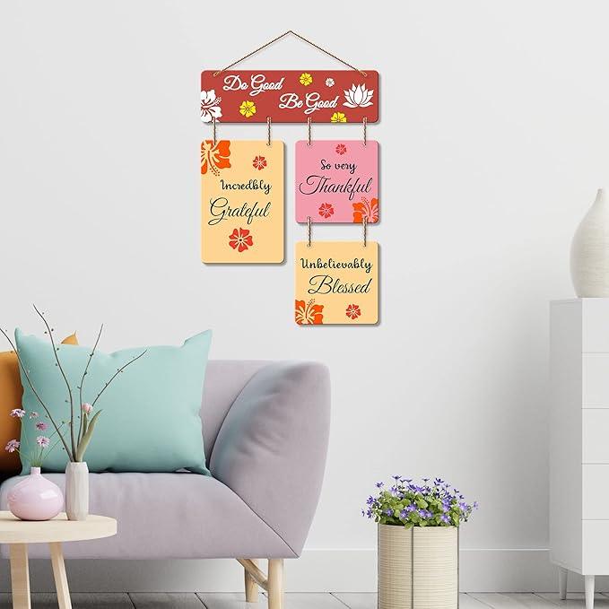 Do Good Be Quotes Decorative Wood Wall Hanger For Livingroom, Bedroom | Home Decor | Office | Gift Item | Artworks Decoration | Modern Wooden Designer (WH_6511N) - Decor Mantra 