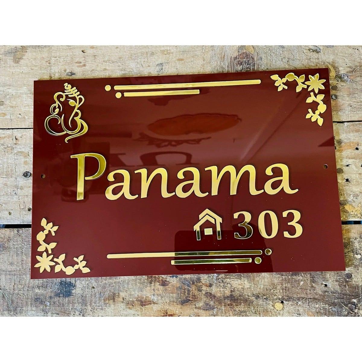 Home Door Name Plate - Decor Mantra 