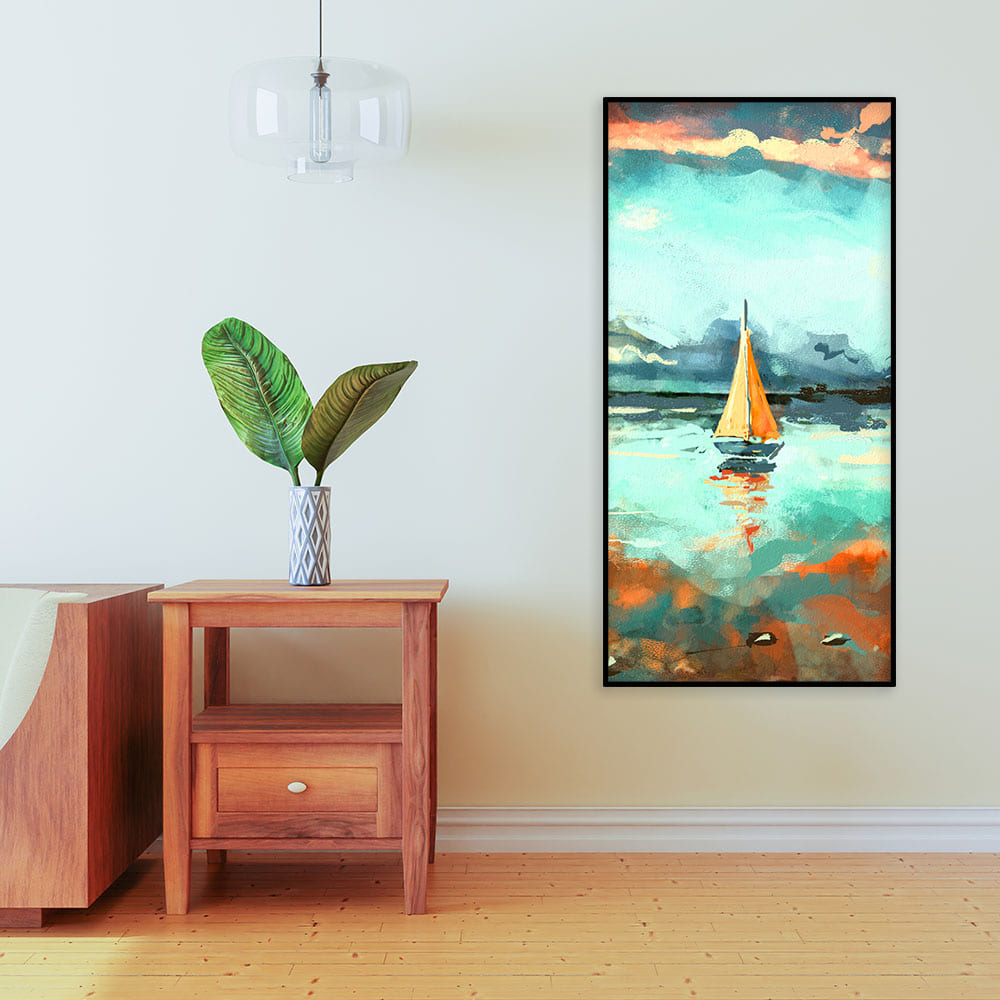 Thailand Picture of Tourists on the Long Tail Boat Canvas Wall Painting