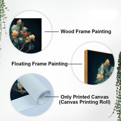 Elegant Floral Flower art Canvas Wall Painting - Decor Mantra 
