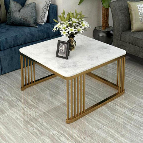 Premium Square Tethered Metallic Table Set of 2 - Decor Mantra 