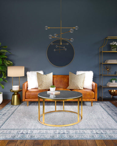 Modern Black and Gold Coffee Table Variant - Decor Mantra 