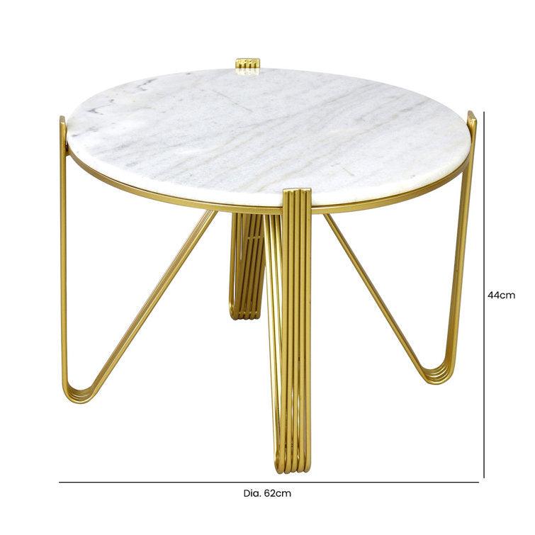 Contemporary Stainless Steel Coffee Table - Decor Mantra 