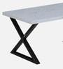 White Metal Coffee Table - Decor Mantra 