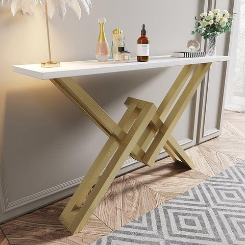 Elegant Mary Marble Console Table - Decor Mantra 