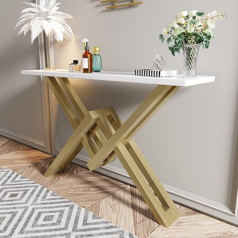 Elegant Mary Marble Console Table - Decor Mantra 