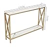 Two-Tier Wooden Console Table