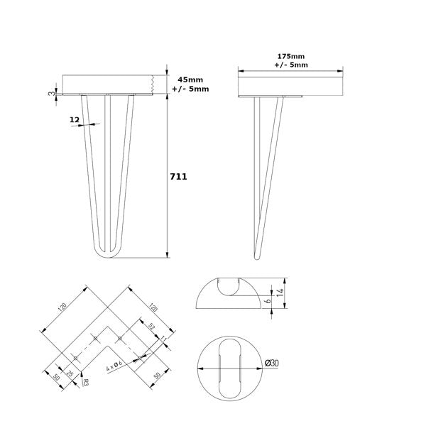 Stylish Metal Frame Console Tables