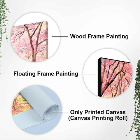 Cherry Blossom Tree Premium Wall Painting - Decor Mantra 