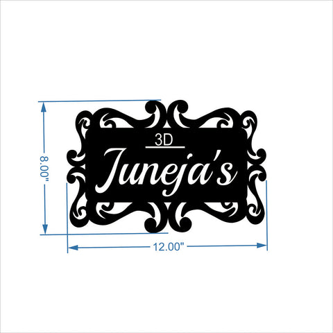 Acrylic Name Plates with Custom Text - Ideal for Offices and Homes