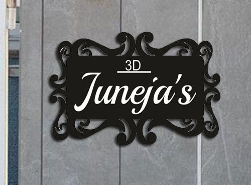 Acrylic Name Plates with Custom Text - Ideal for Offices and Homes