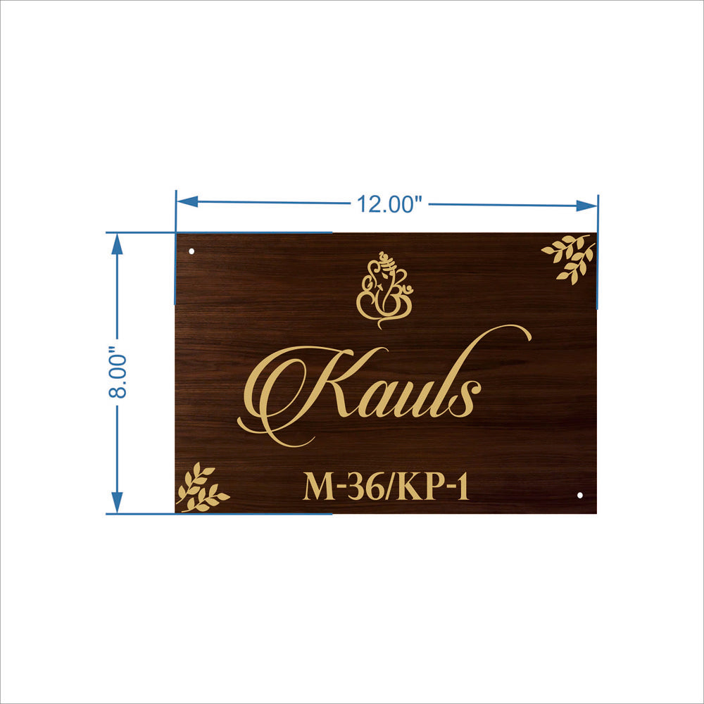 Stylish Acrylic Desk Name Plate - Professional Custom Engraving