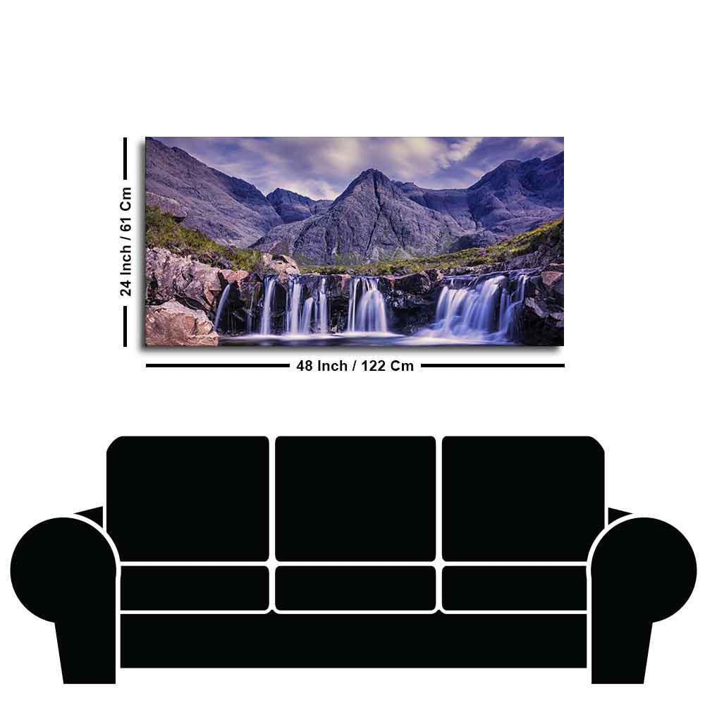 Beautiful Nature Scenery Premium Canvas Wall Painting - Decor Mantra 