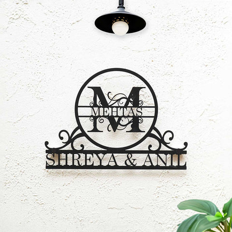 Personalized Bird Themed Weatherproof Name Plate with House Number