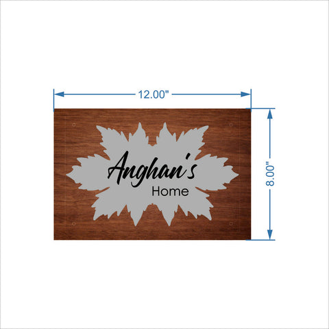 Acrylic Door Nameplate - Customizable for Homes, Offices, or Clinics