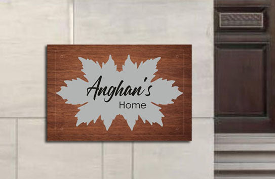 Acrylic Door Nameplate - Customizable for Homes, Offices, or Clinics