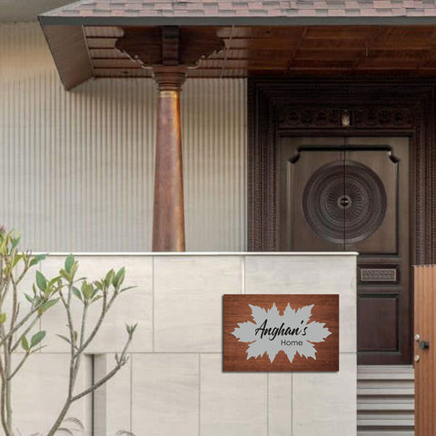 Acrylic Door Nameplate - Customizable for Homes, Offices, or Clinics