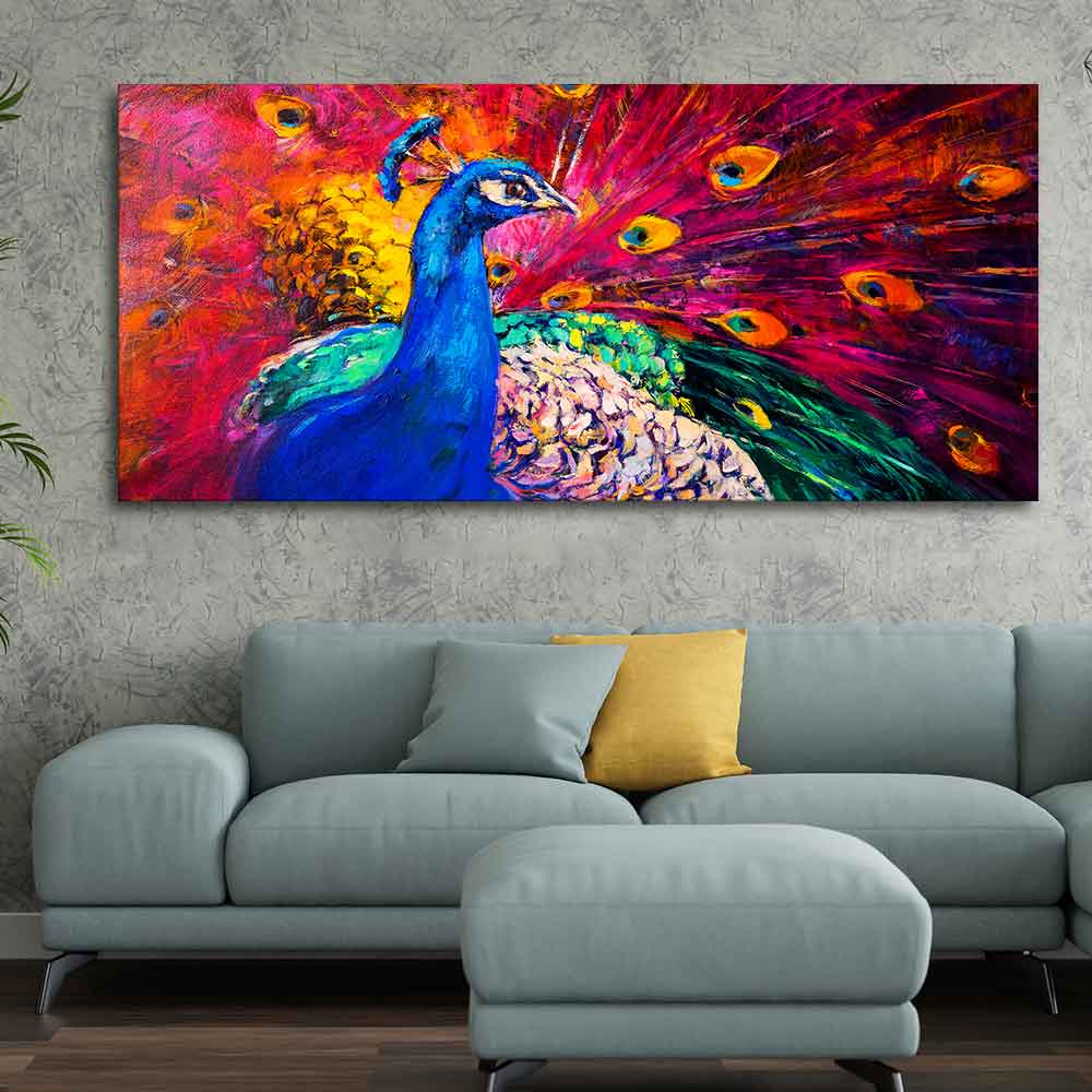 Macaw Parrot Premium Canvas Wall Painting