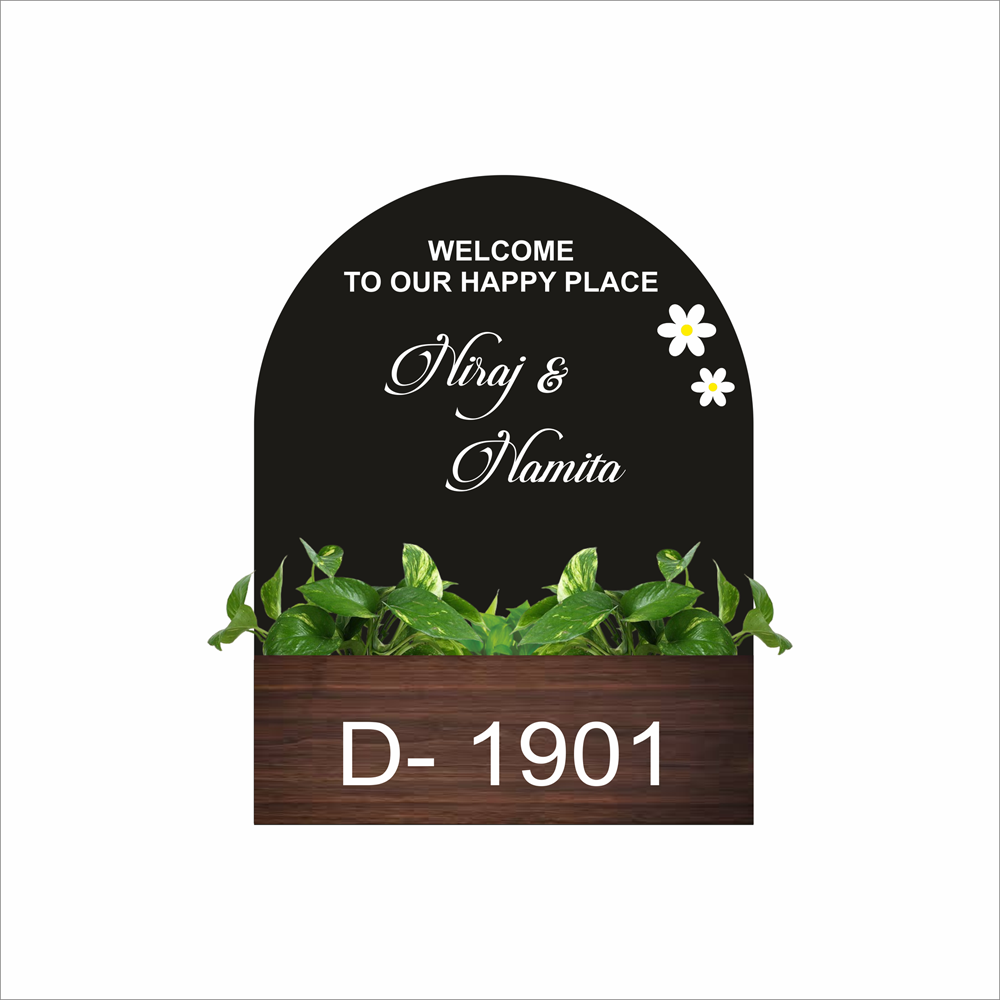 Custom Engraved Acrylic Name Plate - Modern Look for Any Space