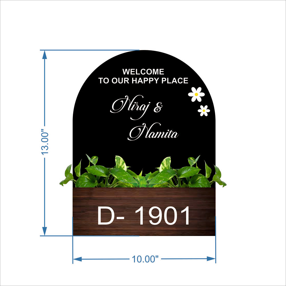 Custom Engraved Acrylic Name Plate - Modern Look for Any Space