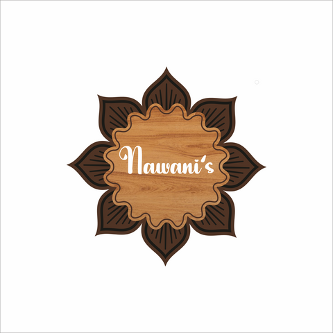 Crystal Clear Acrylic Nameplate - Perfect for Home and Office Décor