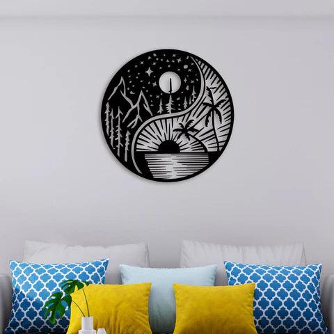 Ultimate Sun And Moon Metal Wall Art - Decor Mantra 