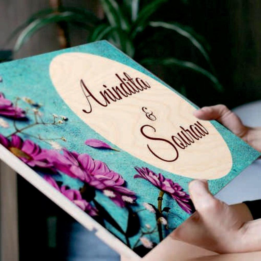 Wooden Name Plate - Decor Mantra 