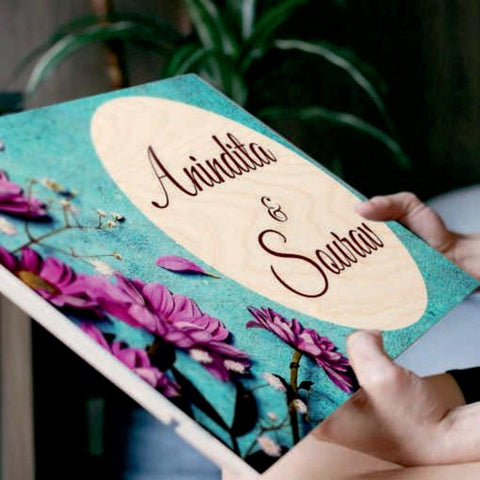 Wooden Name Plate - Decor Mantra 