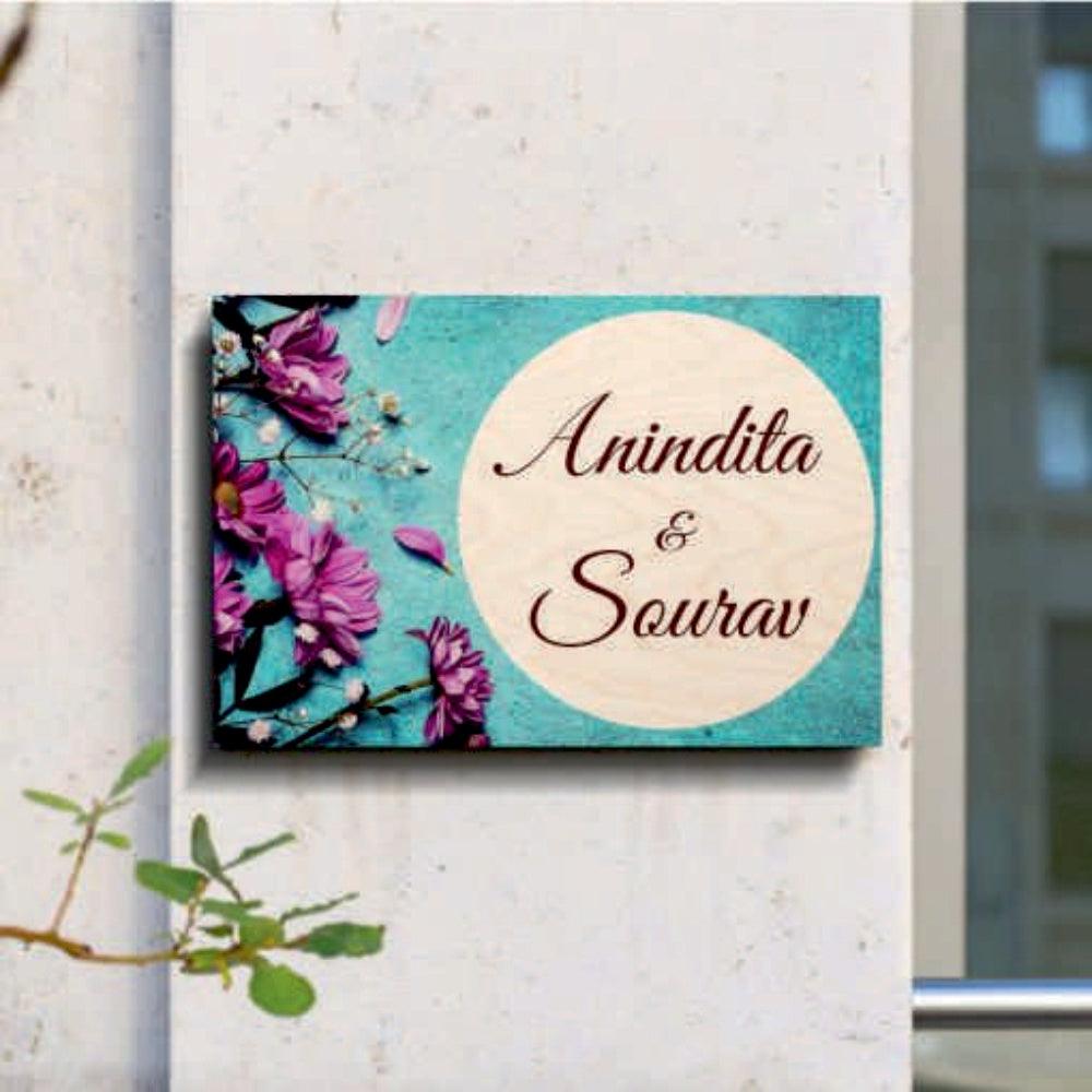 Wooden Name Plate - Decor Mantra 