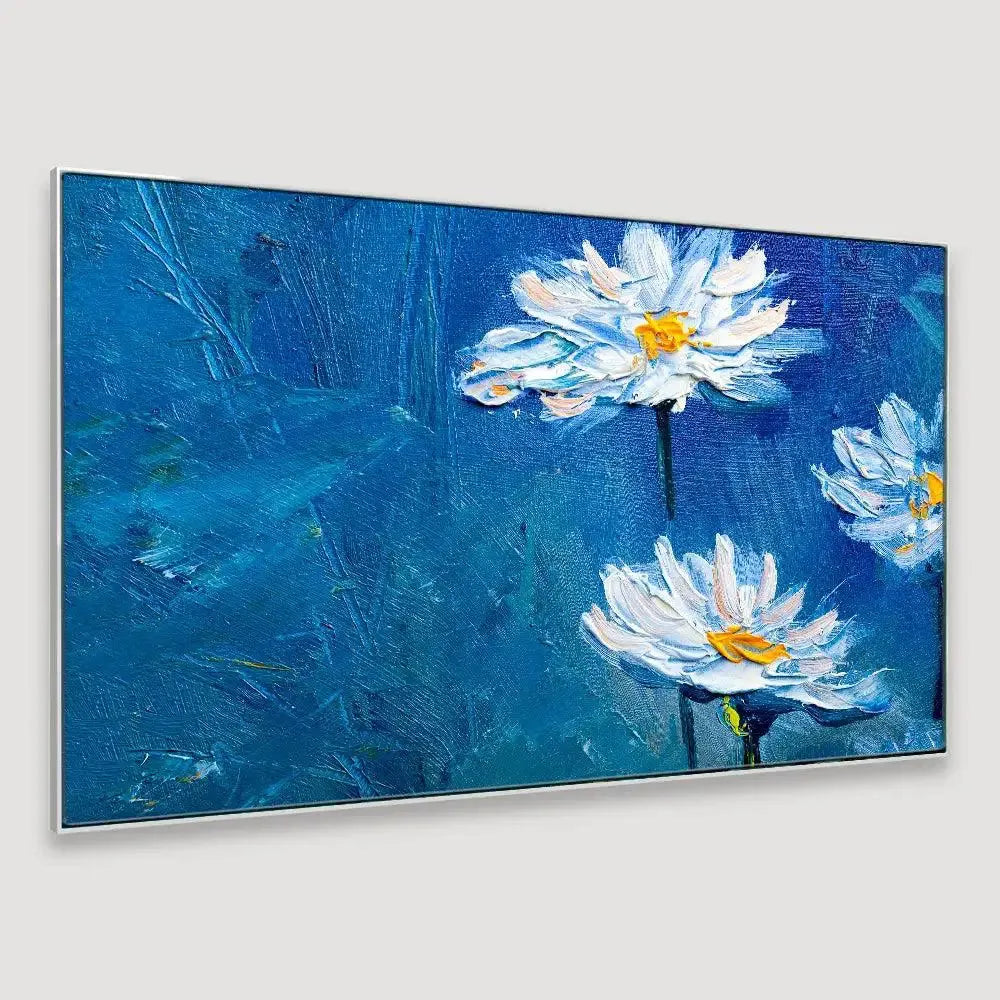 Modern Design Canvas Painting of Beautiful Flowers