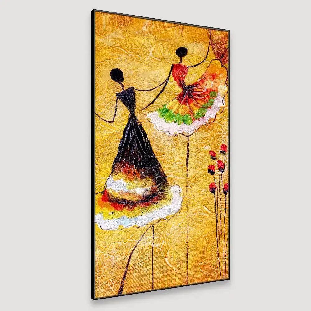 Designer Canvas Painting of a Ballerina Dancer