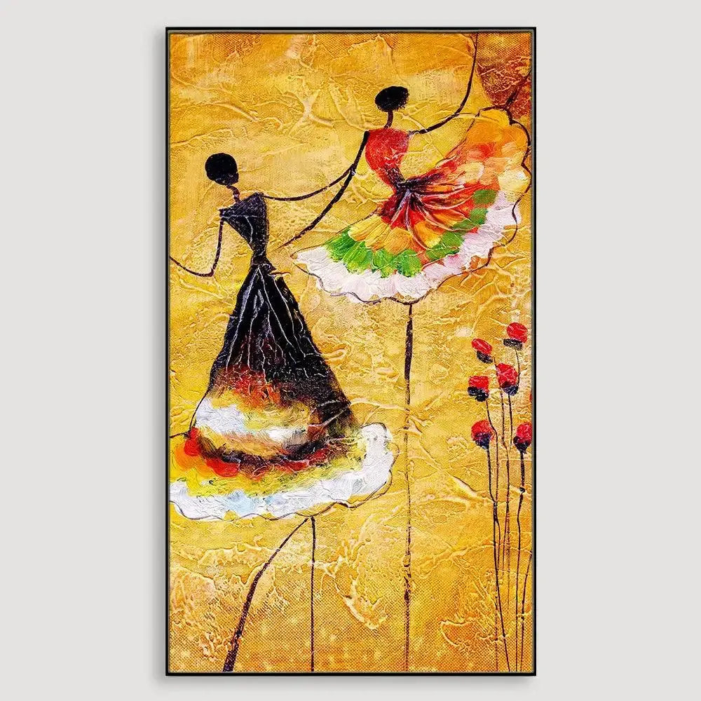 Designer Canvas Painting of a Ballerina Dancer