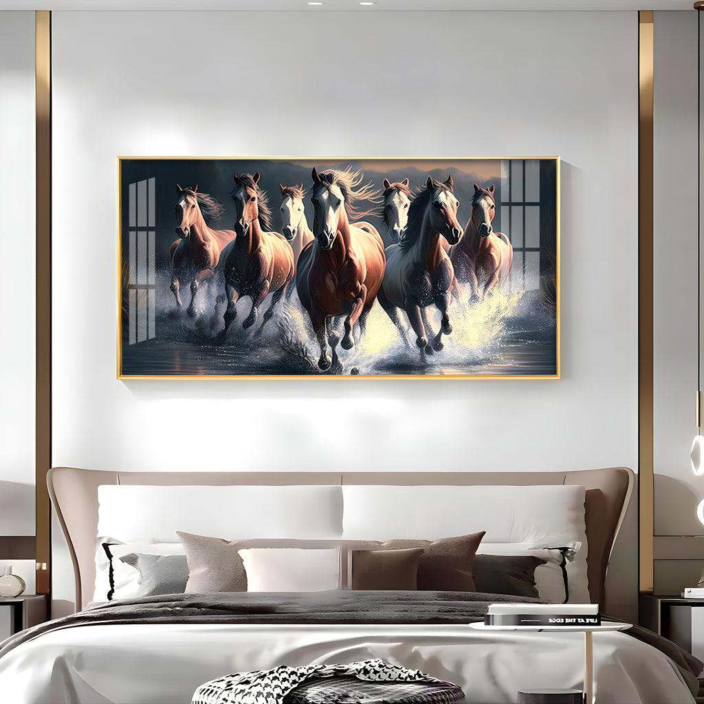 Majestic Pride Run Premium Acrylic Horizontal Wall Art - Decor Mantra 