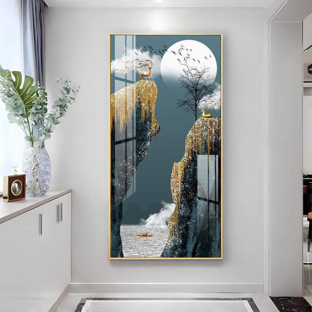 The Peaceful Premium Acrylic Vertical Wall Art - Decor Mantra 