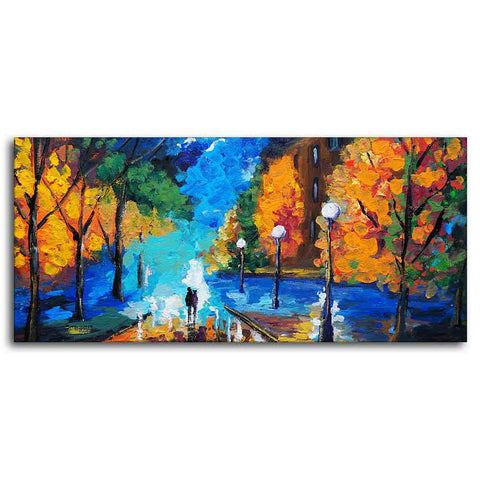 Couple Dating Tonight Premium Wall Painting - Decor Mantra 