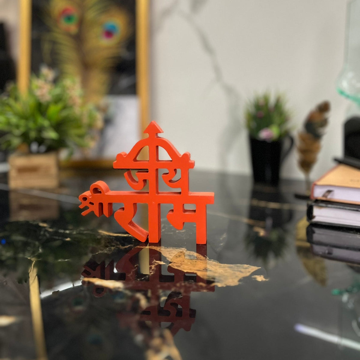 Jai Shri Ram Aesthetic Table Decor AdPrints