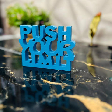 Push Your Limit Aesthetic Table Decor AdPrints