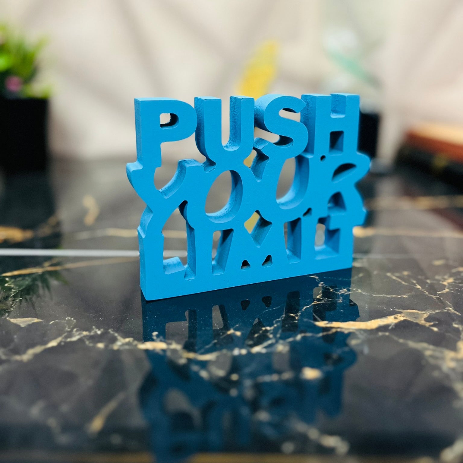 Push Your Limit Aesthetic Table Decor AdPrints