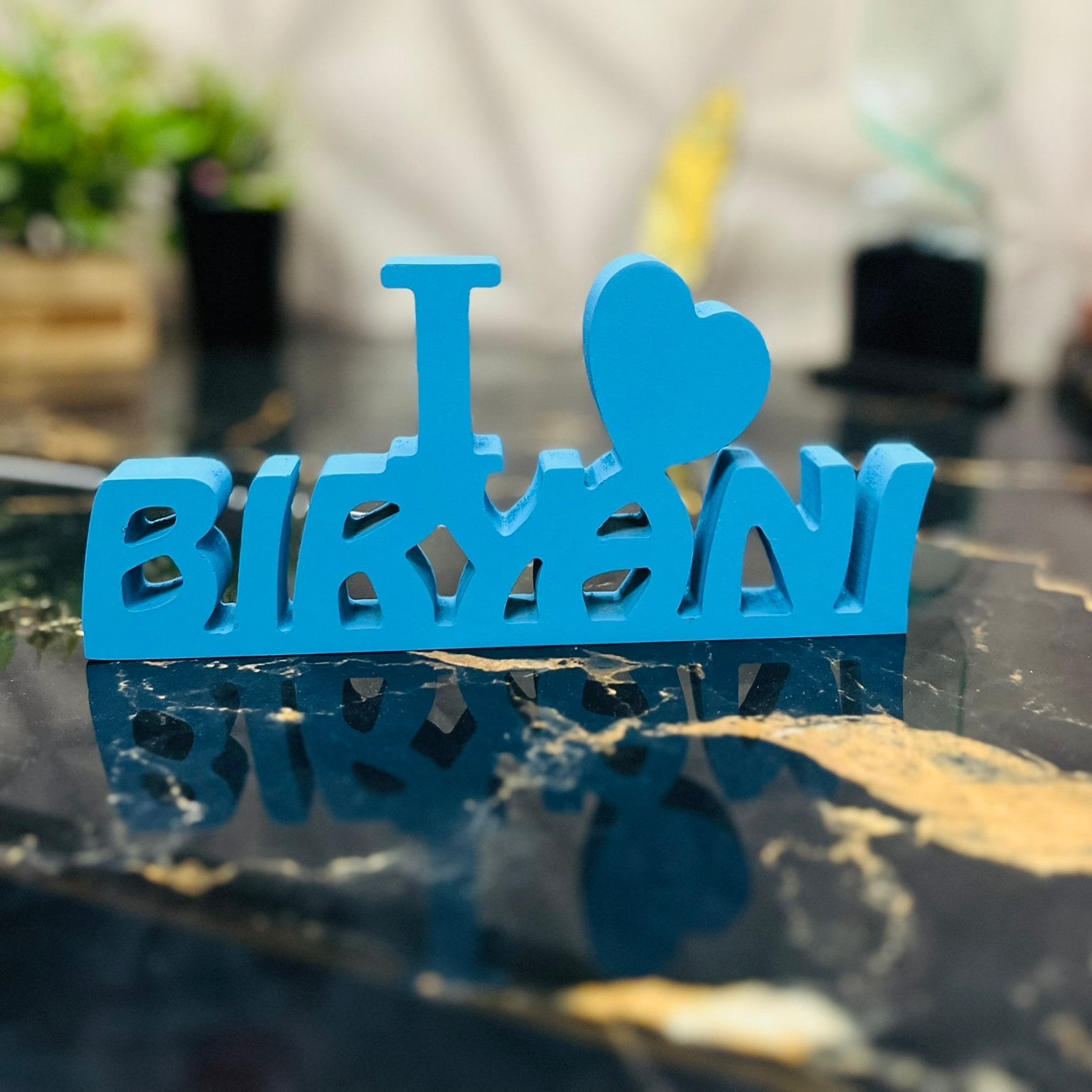 I Love Biryani Aesthetic Table Decor AdPrints