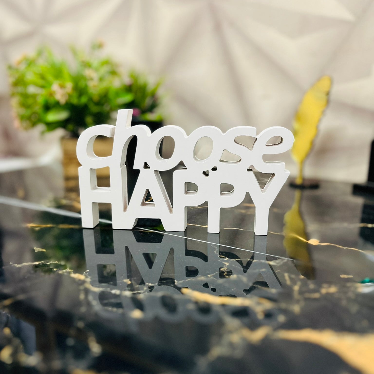 Choose Happy  Aesthetic Table Decor AdPrints