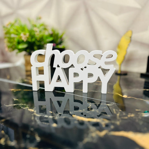 Choose Happy  Aesthetic Table Decor AdPrints