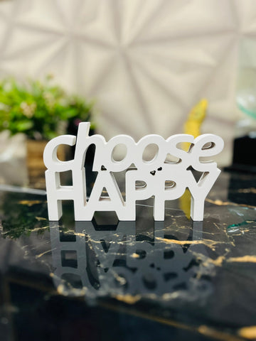 Choose Happy  Aesthetic Table Decor AdPrints