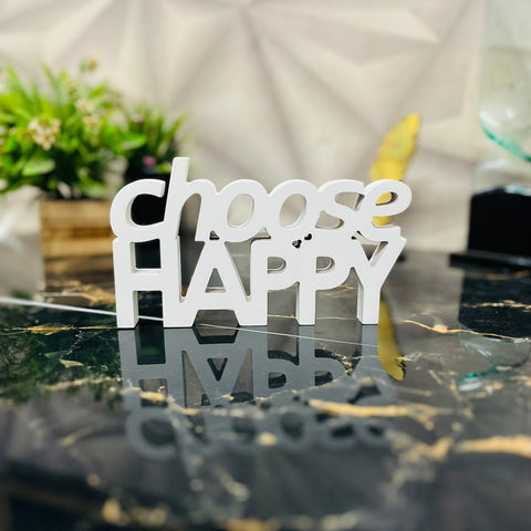 Choose Happy  Aesthetic Table Decor AdPrints