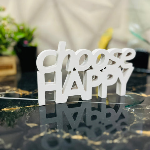 Choose Happy  Aesthetic Table Decor AdPrints